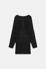 ТРИКОТАЖНОЕ КОРОТКОЕ ПЛАТЬЕ СО ШВАМИ — ZARA