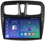 Магнитола для Renault Logan/Sandero 2014+ - Parafar PF174RN2K на Android 13, Быстрая, QLED+2K, CarPlay, 4G SIM-слот