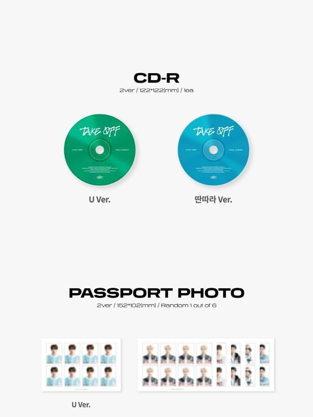 Альбом iKON - TAKE OFF 3rd Album 2 Version SET