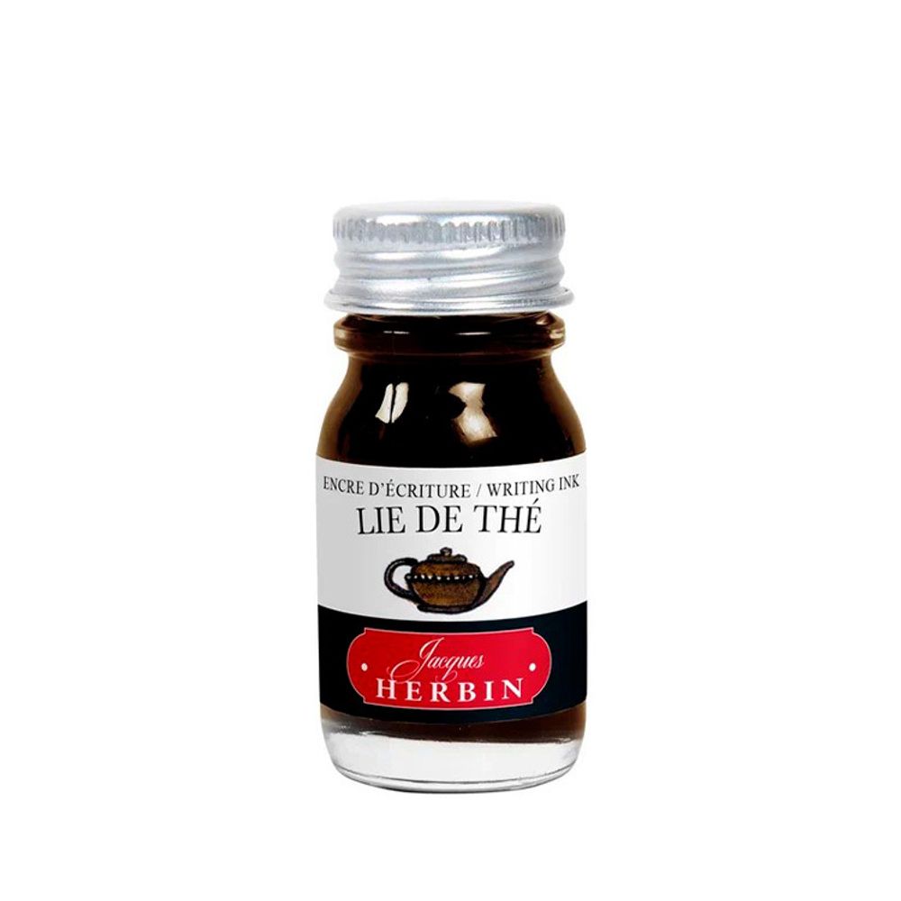 Чернила во флаконе Herbin 10 мл Lie de thé темно-коричневые (11544T)