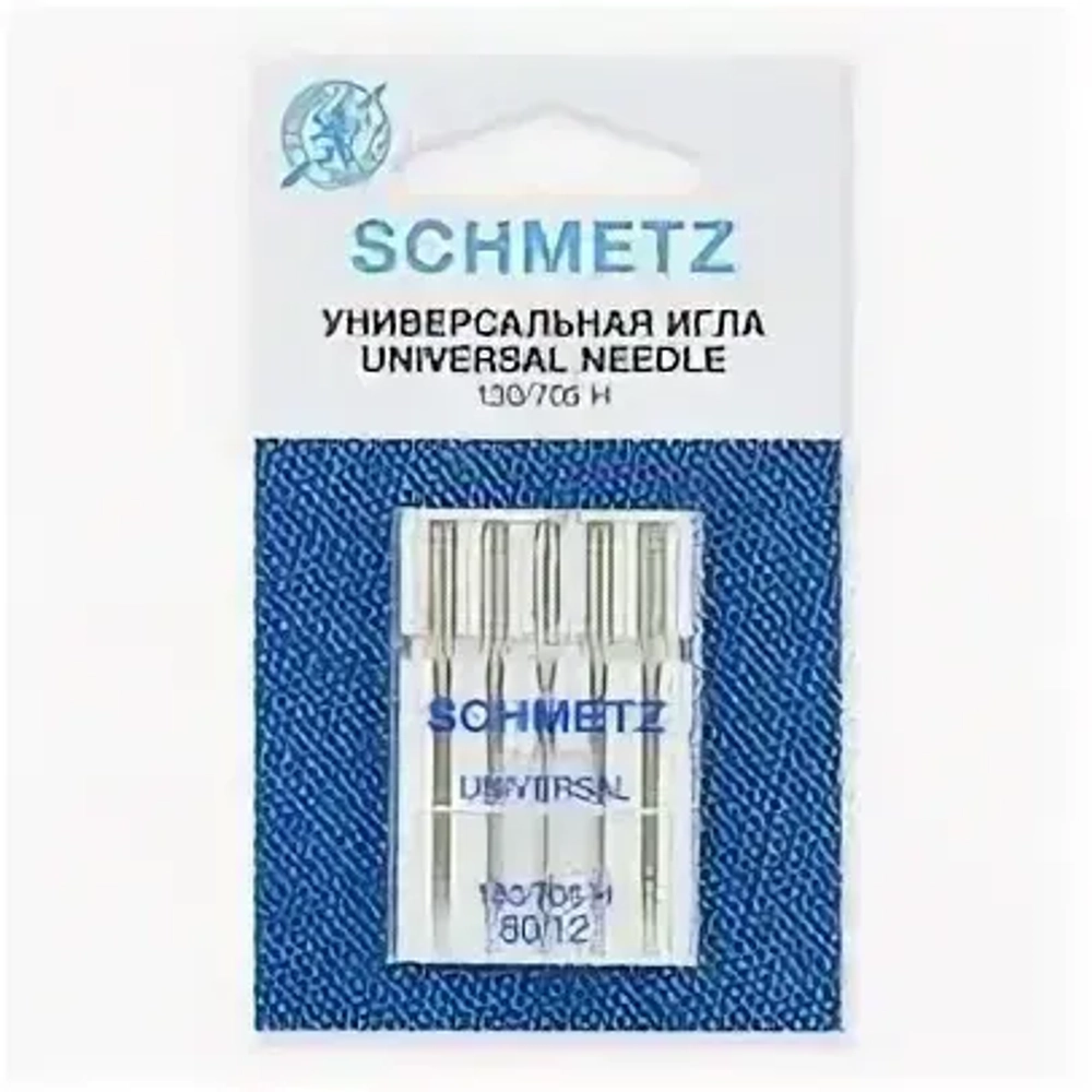 Иглы стандартные № 80, Schmetz, 5 шт
