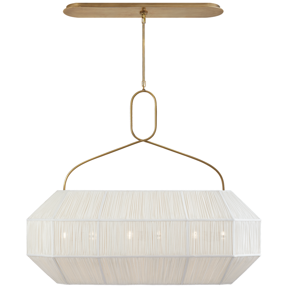 Люстра Visual Comfort Forza Medium Gathered Linear Lantern