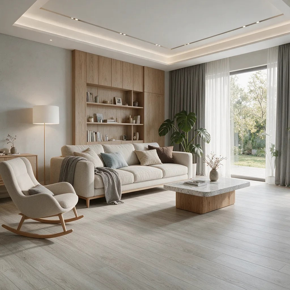 Виниловая плитка 1200x180мм AMADEI Joy SPC 1923 Дуб Гриффит (2,16)