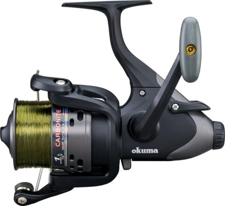 Катушка рыболовная Okuma Carbonite XP Baitfeeder 155a + доп. шпуля