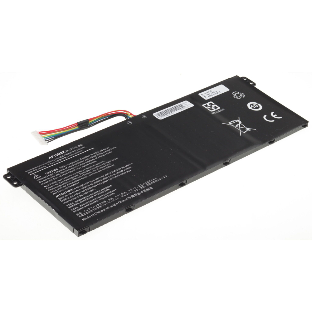Аккумулятор iBatt 3400mAh для ноутбука Acer Aspire7 A715-42 (AP19B8K)