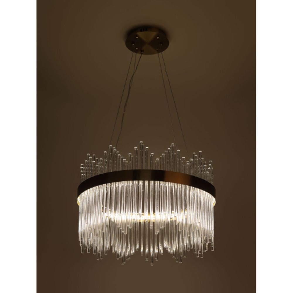 Люстра Rivoli Gwen 6192-201 подвесная светодиодная LED 3000-6300К 112 Вт с пультом | Rivoli