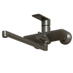 Смеситель для ванны и раковины 35k MIXLINE МЛ33-02Г(ML33-02GR)"Сити " ГРАФИТ