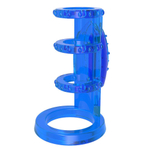 Синяя насадка-клетка с вибрацией Vibrating Cock Cage - 7,6 см. (Цвет: синий)