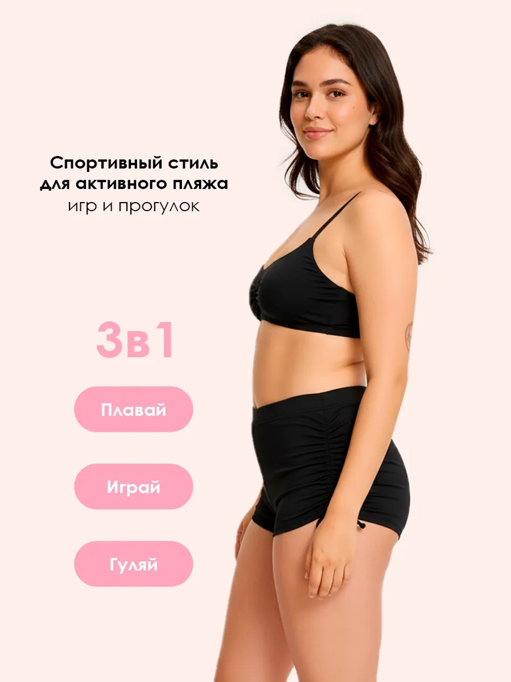 Шорты менструальные плавки для месячных LYMA, купальник