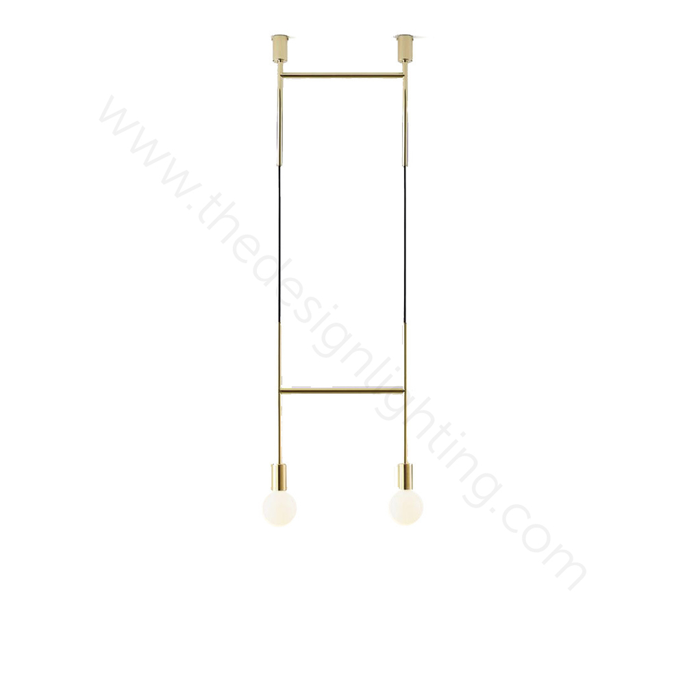Ceiling design lamp  Side Step by Volker Haug (Gold)