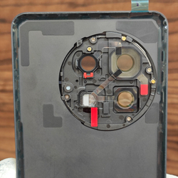 Задняя крышка для OnePlus 13 Original (экокожа) цвет: Синий / Blue (в сборе со стеклом камеры)