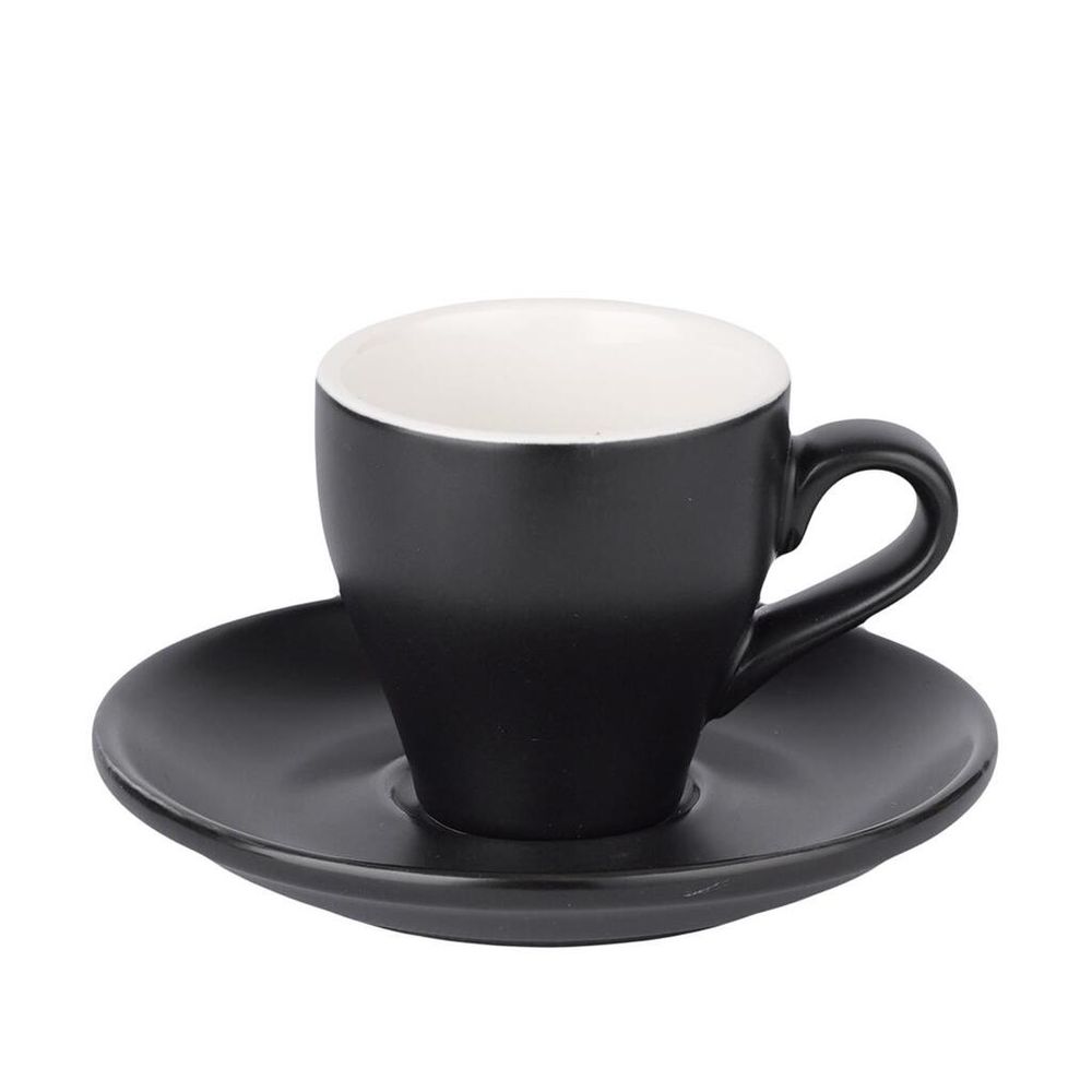 Кофейная пара 100 мл черная матовая d 6,4 см h6,2 см Barista (Бариста) P.L. Proff Cuisine [6]