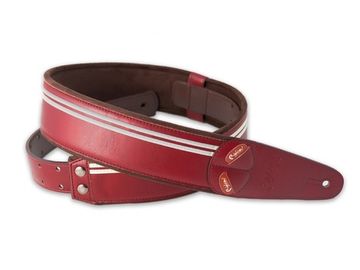 Ремень для гитары RightOn Straps Steady Mojo Race Red 8401070110200