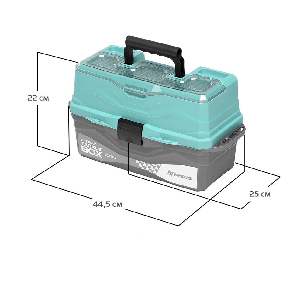 Ящик для снастей Tackle Box трехполочный (N-TB-3-Т)