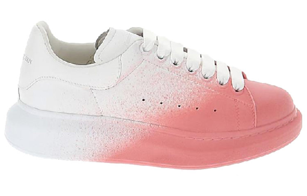 Alexander McQueen Oversized White Pink Velvet Spray Women"s