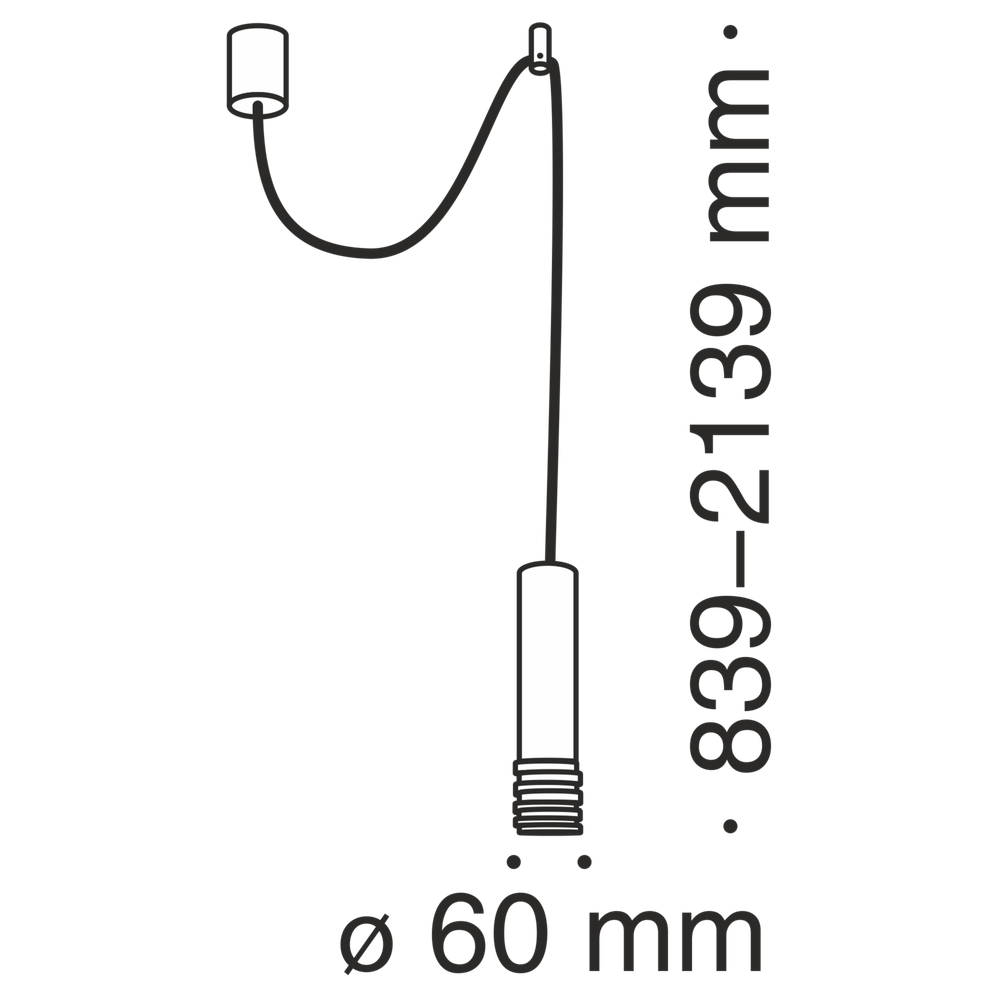 Подвесной светильник Technical P025PL-01W