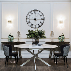 Бра настенное для спальни 50x22см Garda Decor Verona стекло прозрачное/xром
