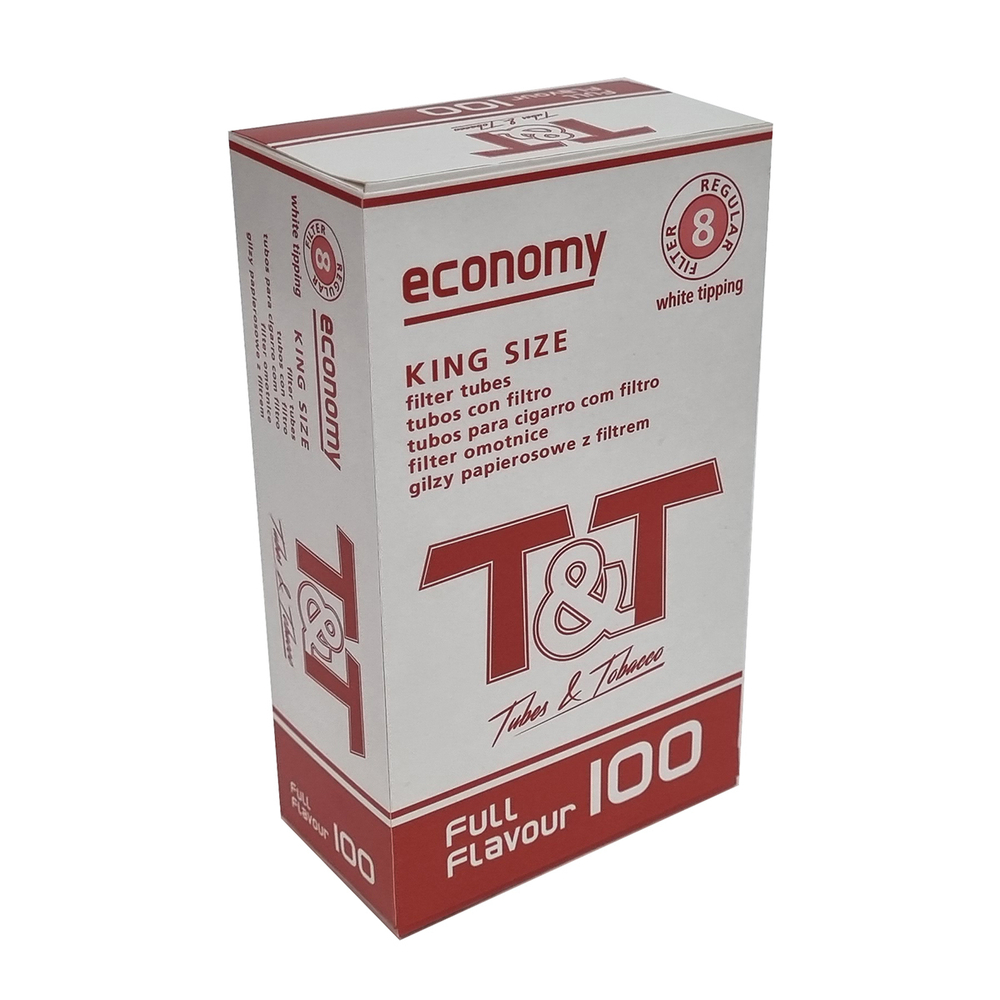 Гильзы для сигарет "T&T" KS White 100шт.