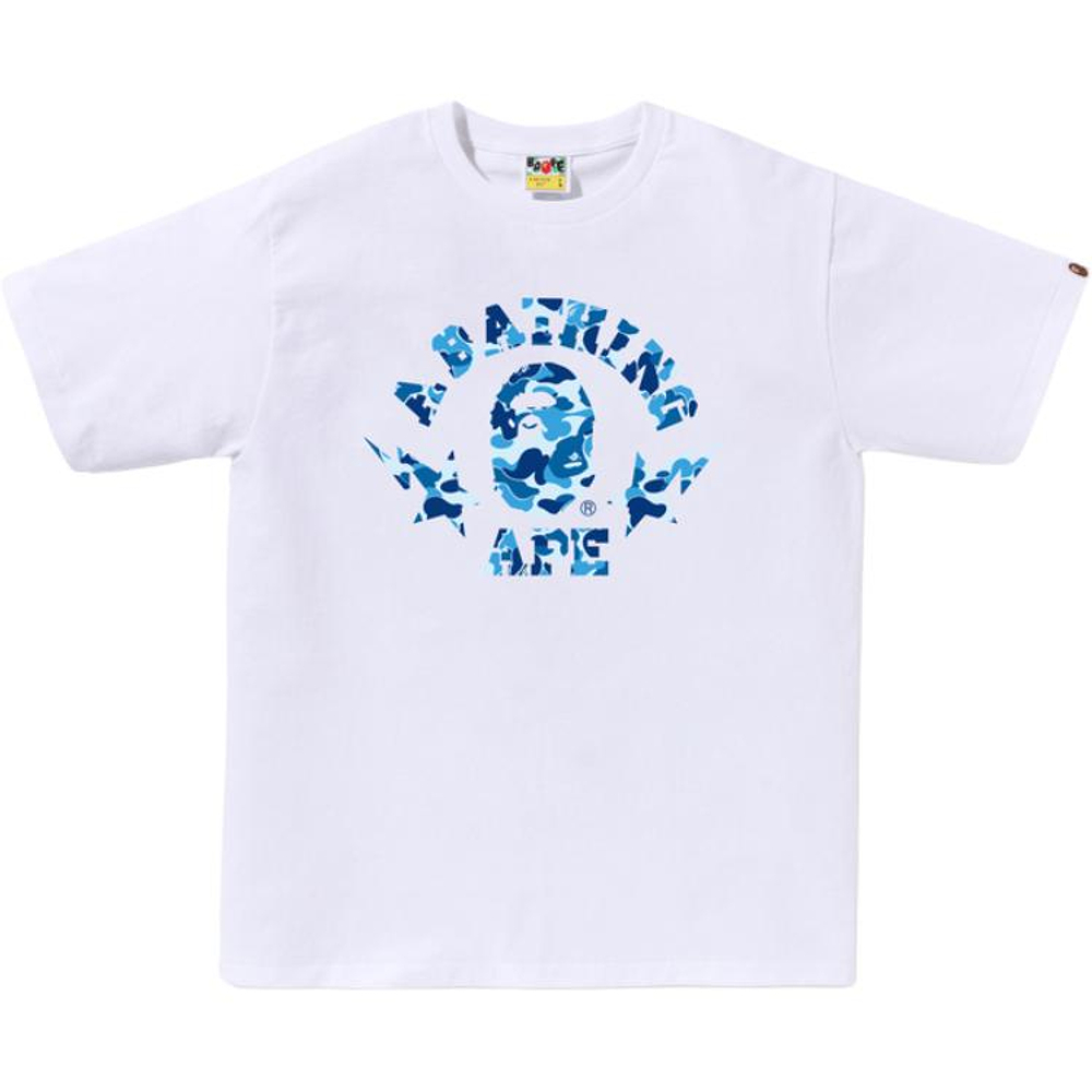 A Bathing Ape Bathing Ape Fw25 Футболка белый синий