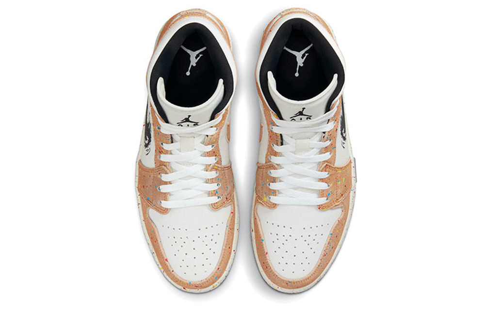 Air Jordan 1 Mid Se 'Brushstroke Paint Splatter'