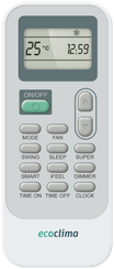 Настенная сплит-система Ecoclima ECW-HE09/BB-4R2 + EC-HE09/B-4R2, белый