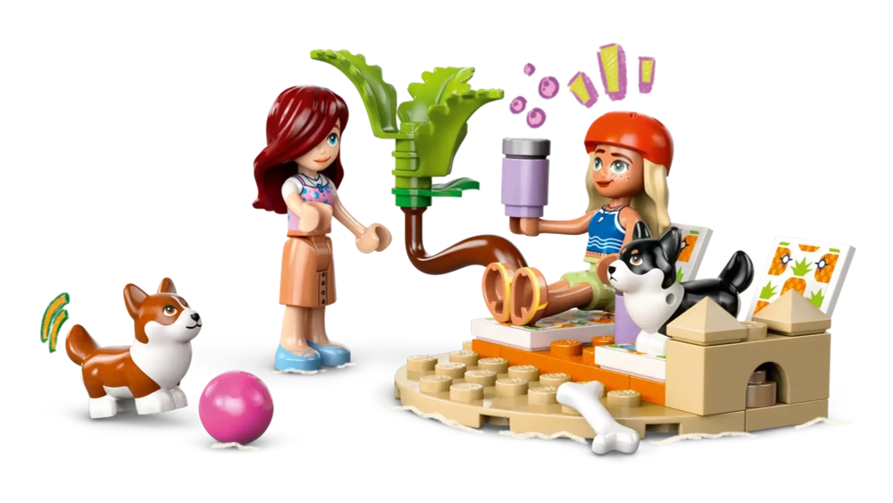 Конструктор LEGO Friends 42641 Собаки-сёрфингисты и приключения на скутере