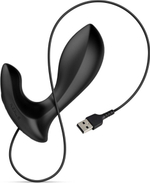 Черная анальная вибровтулка Nexus Duo Plug Medium (Цвет: черный)