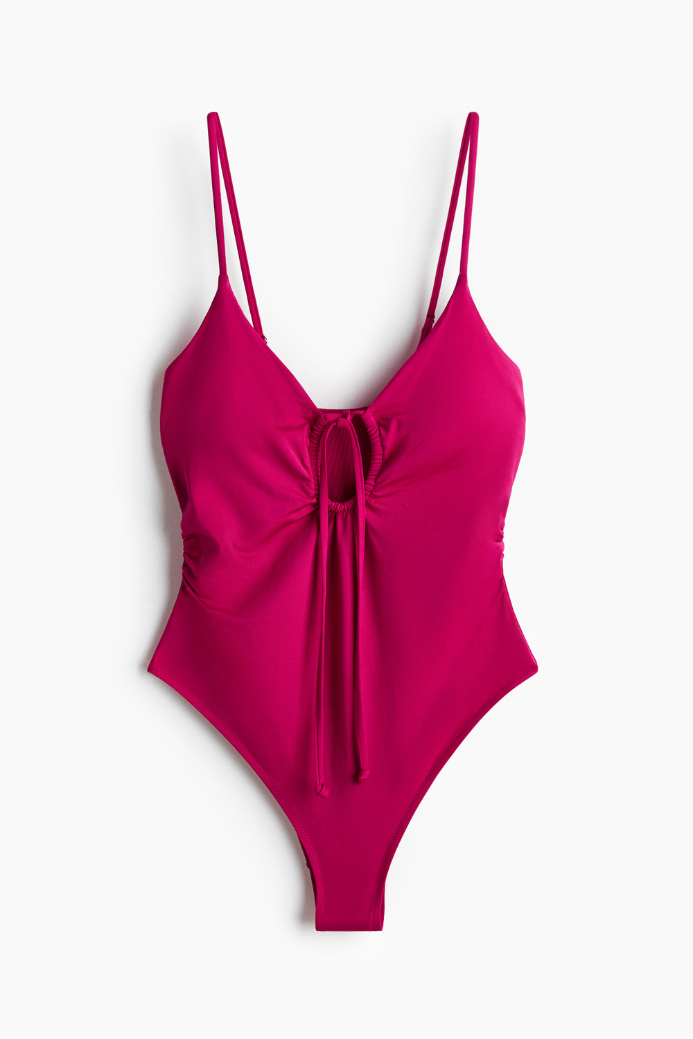 Купальник с мягкими чашками high leg — Тёмно-розовый - H&M