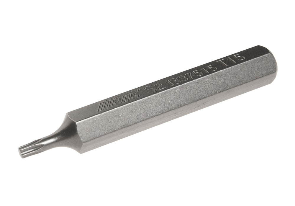 Бита TORX Т15х75мм 10мм удлиненная S2 JTC