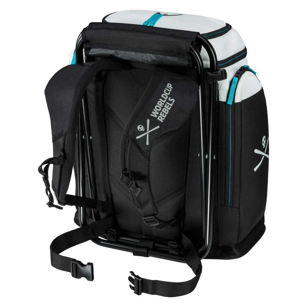 HEAD 383965 Rebels Coaches Backpack тренерский рюкзак со складным стулом Racing, 75 л bl/wh/speed blue