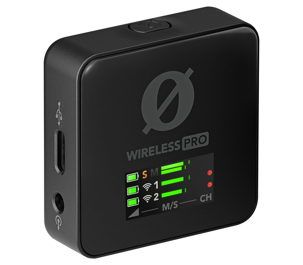 Беспроводная система RODE Wireless PRO, TX+TX+RX, 32 бита, 3.5 мм + USB-C + Lightning