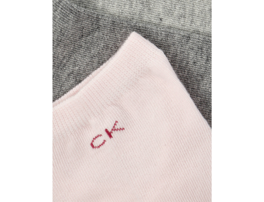 носки 3 пары Calvin Klein - серебряный(701218768)