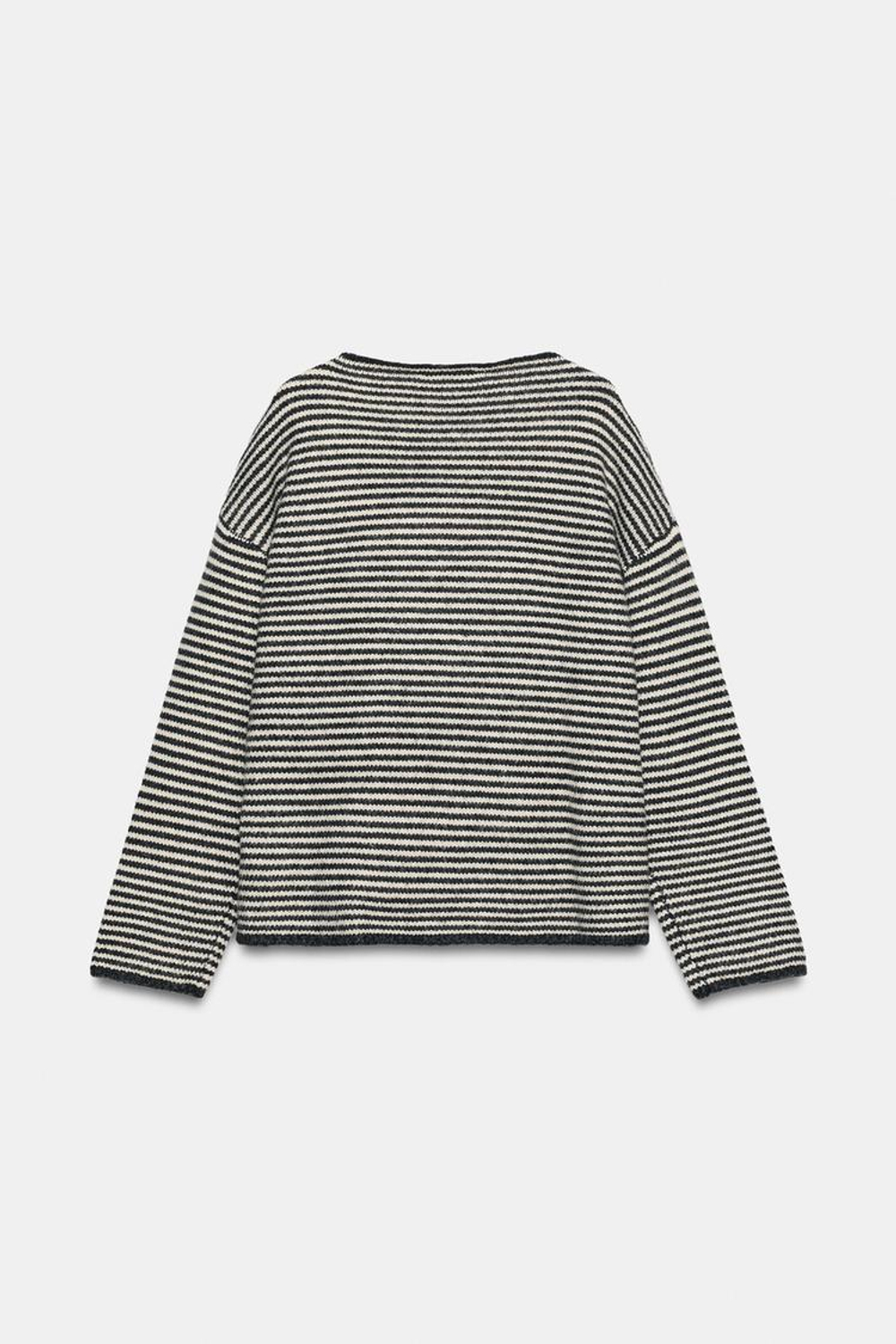 ZARA ДЖЕМПЕР В ПОЛОСКУ, СЕРЫЙ