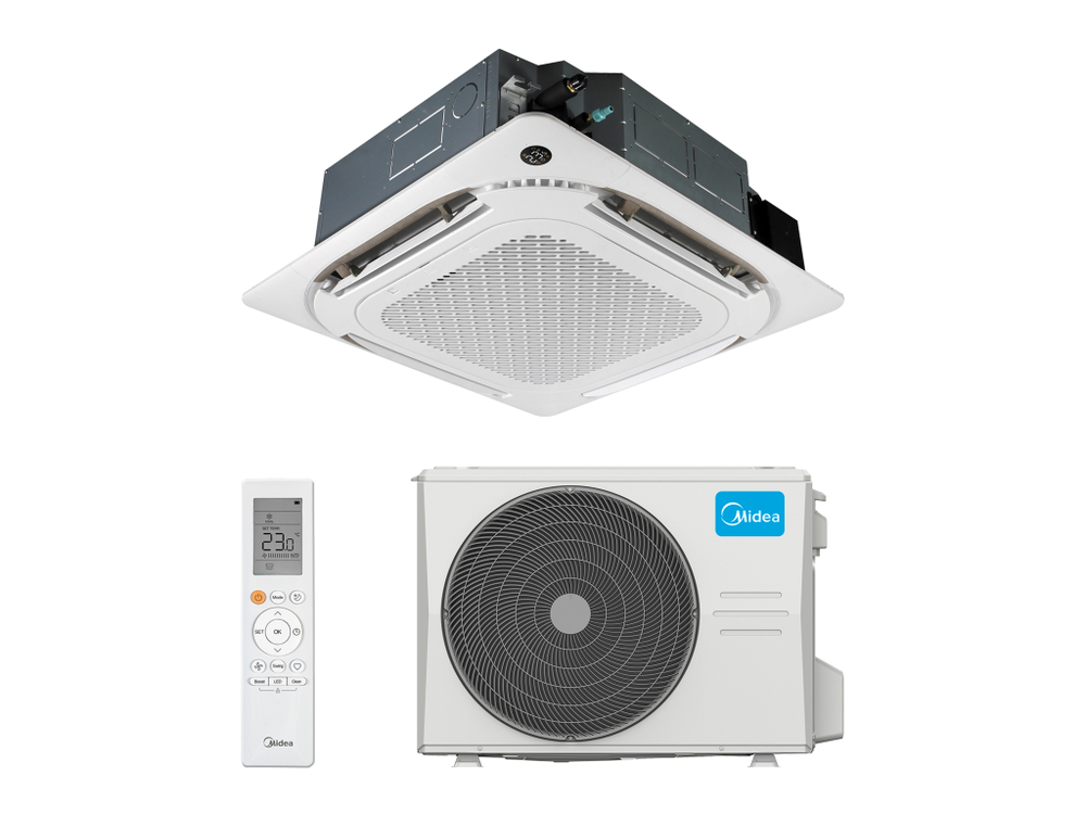 Кассетный кондиционер Midea MCD1-24HRN1G1 / MOA1U-24HRN1G1 / T-MBQ4-04A1