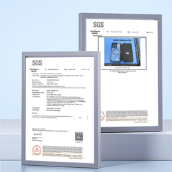 Прозрачный чехол книжка синего цвета с поддержкой MagSafe от Dux Ducis для iPhone 16 Pro, серия Skin X Pro Series Case