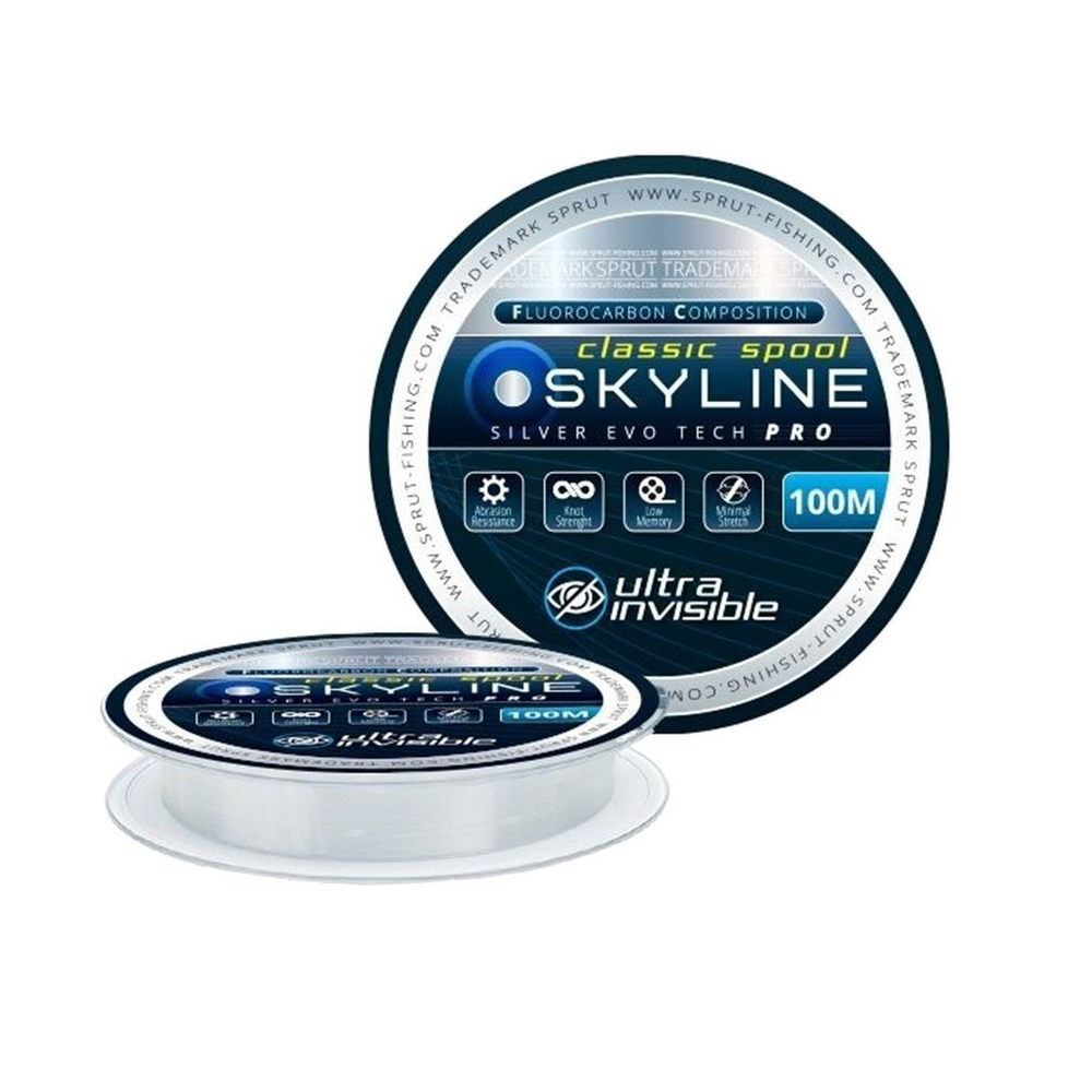 Леска для рыбалки Sprut SKYLINE EvoTech CLASSIC Titan (0,405mm/100m), 1 штука