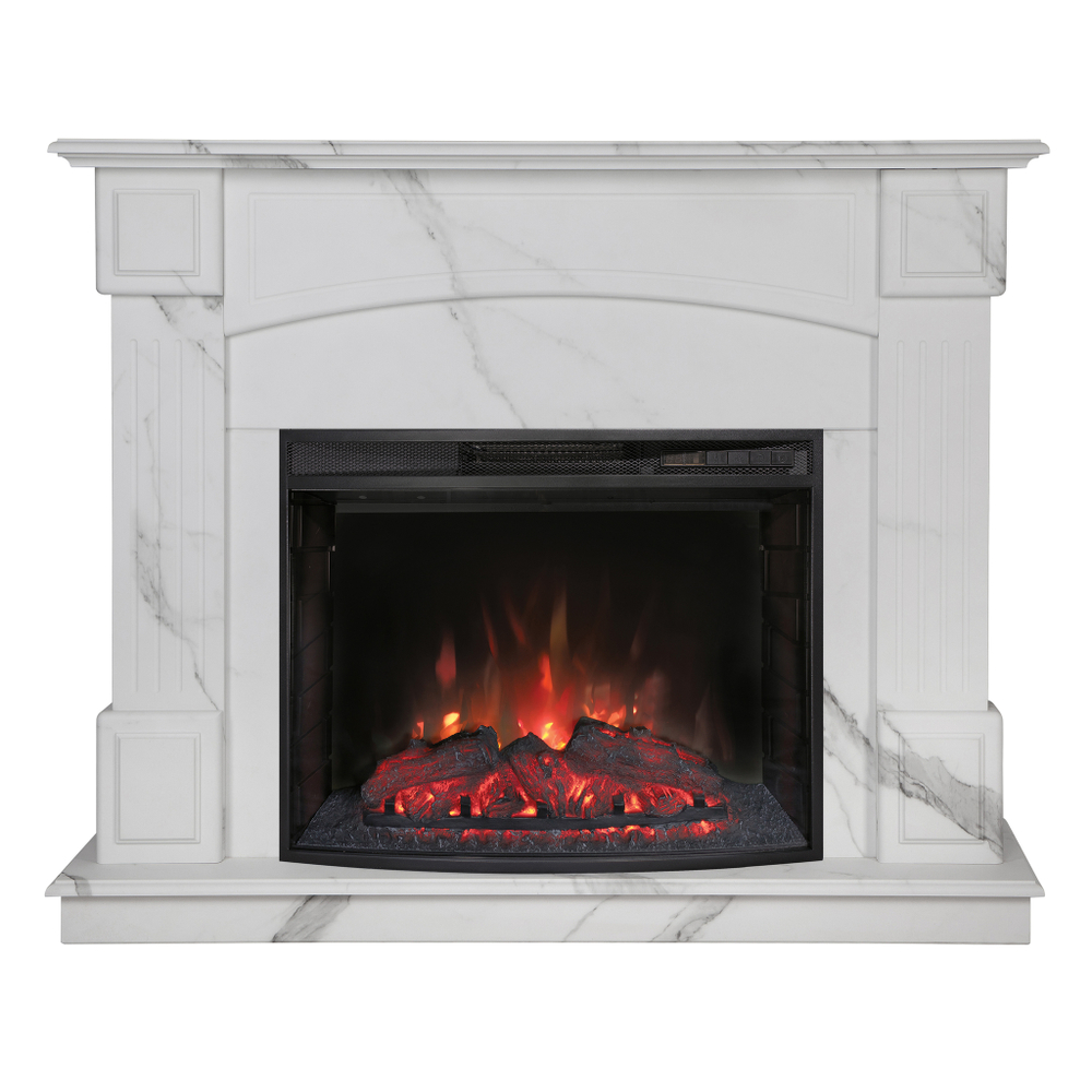Каминокомплект Real Flame Carolina 24/25,5 WT-F512 с очагом Evrika 25,5