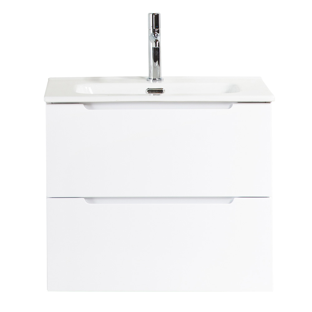 Тумба подвесная с раковиной BelBagno ETNA39-500/390-2C-SO-BL-P + BB500/390ETL