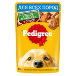 Влажный корм для взрослых собак PEDIGREE с кроликом и индейкой в соусе 85 г30