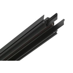 Магнитный трековый шинопровод ЭРА TRM-PC20-300 B встраиваемый для натяжных потолков 3м черный для системы NOVA ver.2 | Магнитный шинопровод и аксессуары
