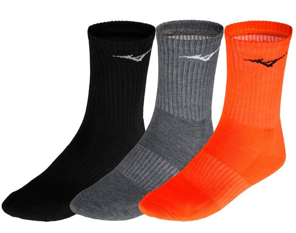 Теннисные носки Mizuno DryLite Training 3P - разноцветный