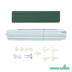 Тент садовый Green Glade 1028 3х3х2,5м полиэтилен