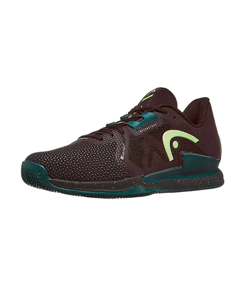 HEAD Sprint Pro 3.5 SF Clay Черный-Лесной зеленый Кроссовки