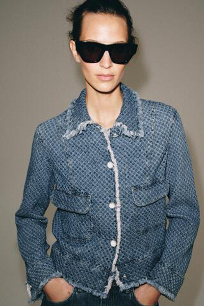 ДЖИНСОВАЯ КУРТКА — ZW COLLECTION — ZARA