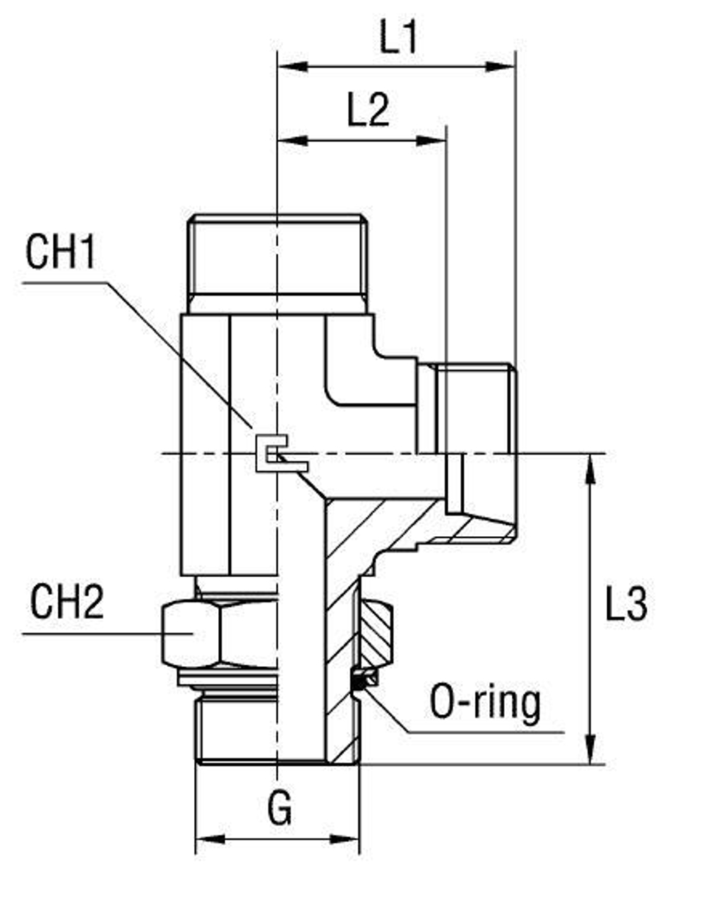 Штуцер FRLG DS20 BSP 3/4 (корпус)