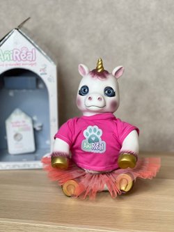 Игрушка мягконабивная 35см АниРеал Единорожка (60105)