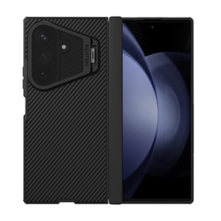 Чехол черный с MagSafe для смартфона Samsung Galaxy Z Fold 8 Ultra, серия CamShield Prop Magnetic (версия с прозрачной крышкой объектива) от Nillkin
