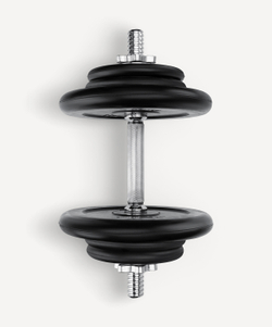 Гантель разборная обрезиненная в коробке STARFIT DB-716, 16 кг
