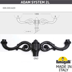 Парковый фонарь Fumagalli SIMON U33.208.M20.AXH27