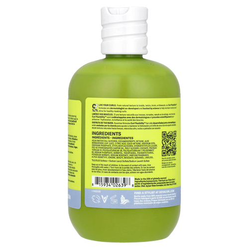 DevaCurl, Low-Poo® Original, очищающее средство с мягкой пеной, для сухих, средних и жестких локонов, 355 мл (12 жидк. Унций)